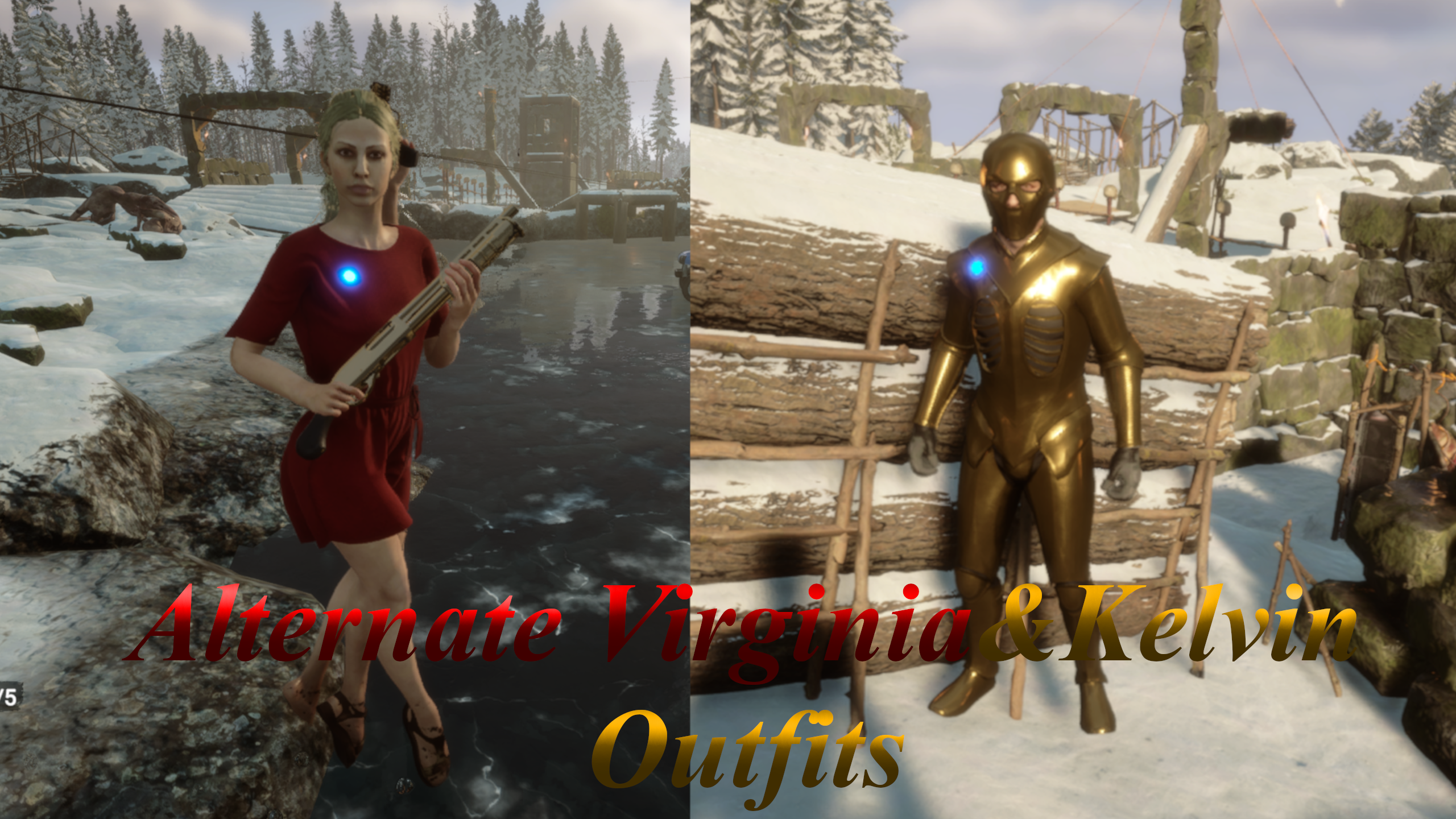 Alternate Kelvin and Virginia Outfits