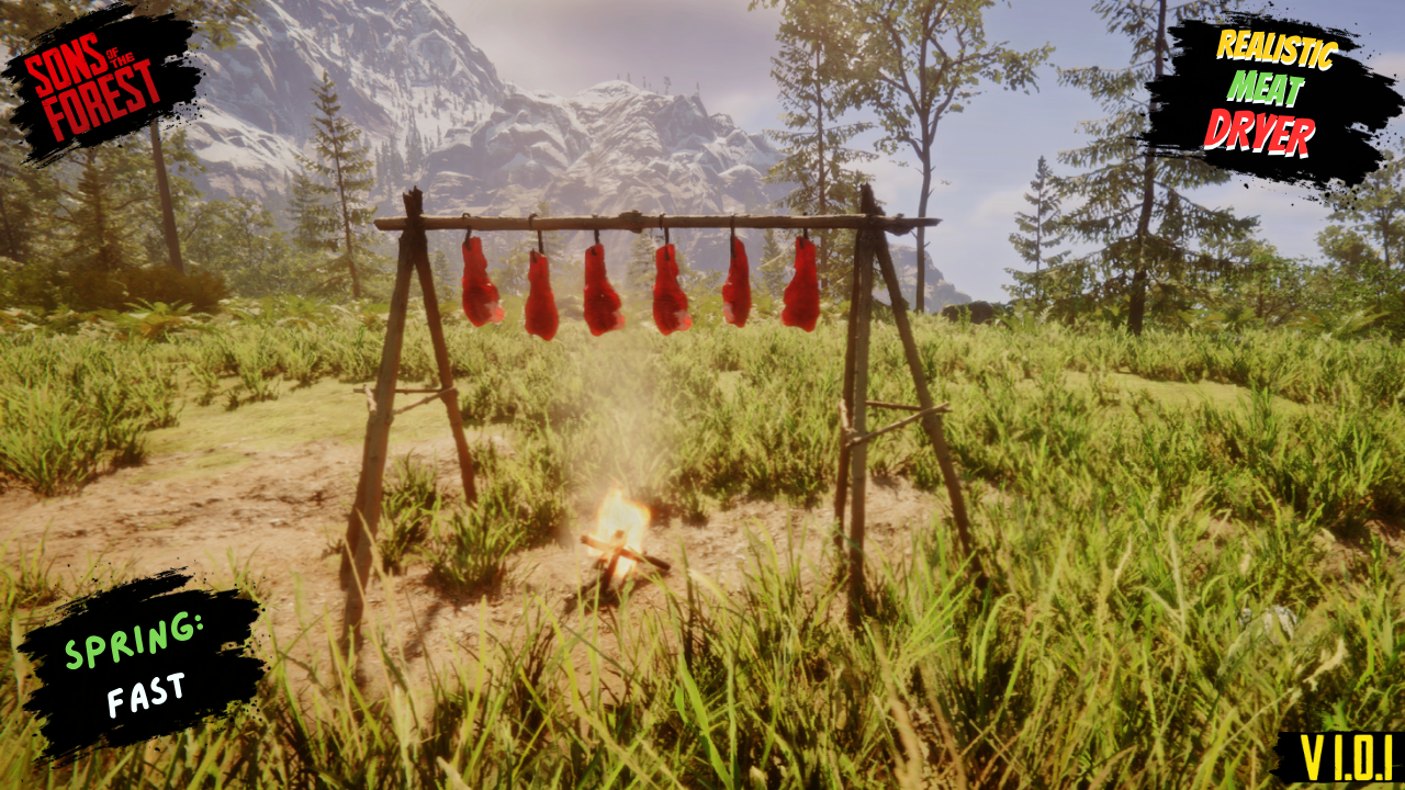 Realistic meat dryer - Image 1