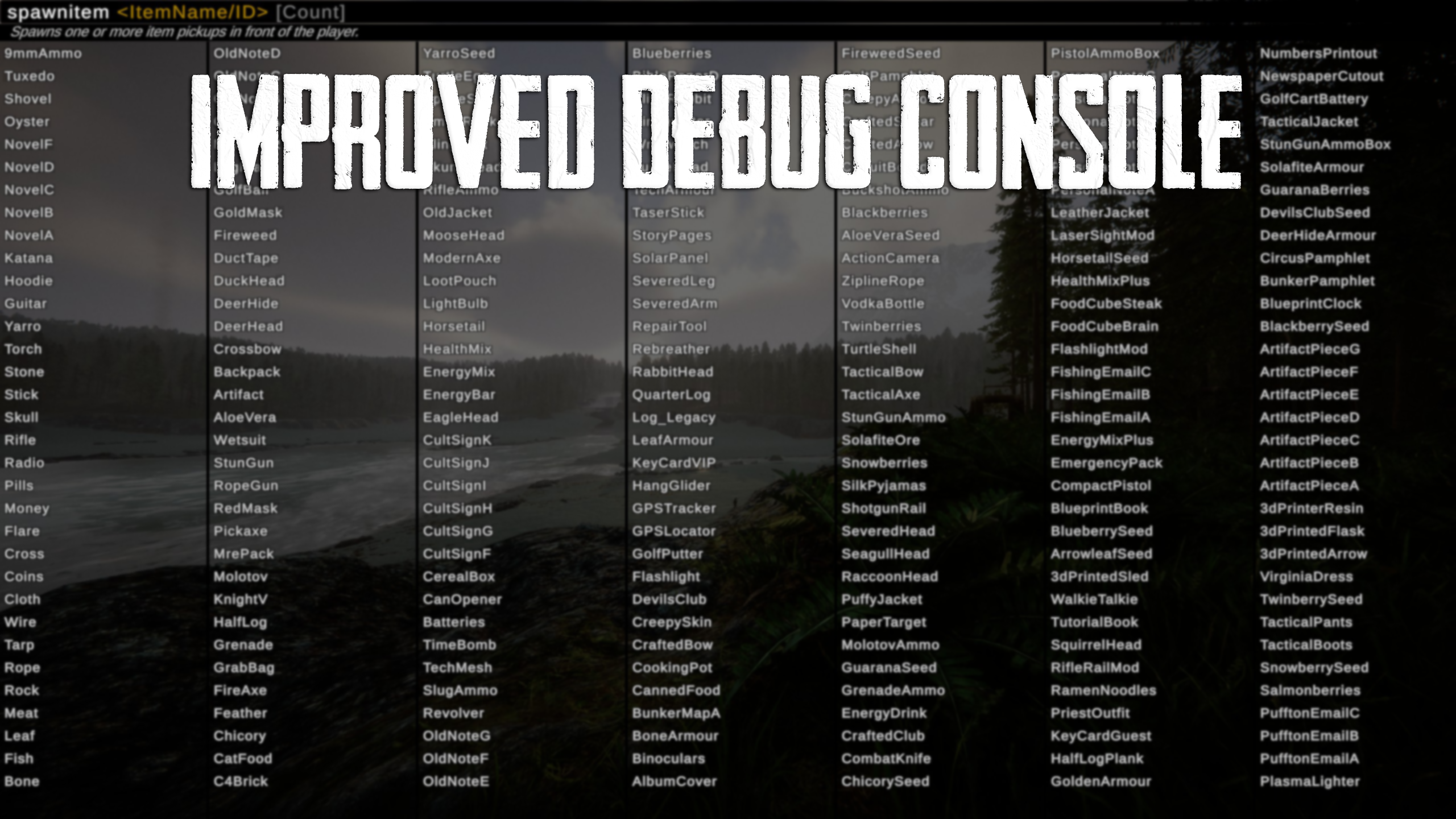 ImprovedDebugConsole