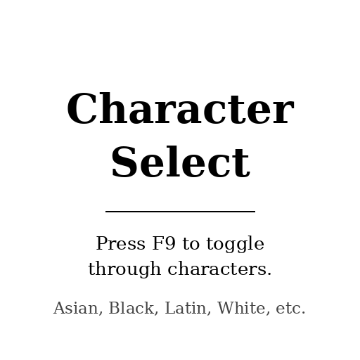 Character Select